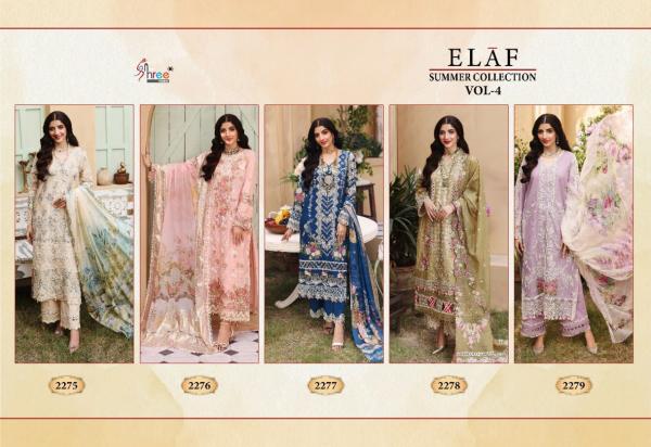  Shree Elaf Summer Collection 4 Cotton Designer Pakistani Salwar Suits Collection